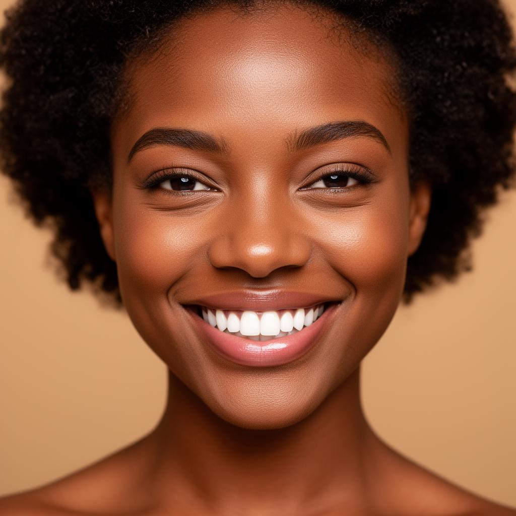 Confident bright smile